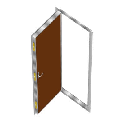 Puerta para buque - PANELFA S.L.U - interior / A60 / de acero inoxidable