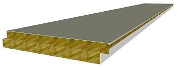 Panel sándwich para techo de buque - B15 - PANELFA S.L.U - lana mineral / de acero
