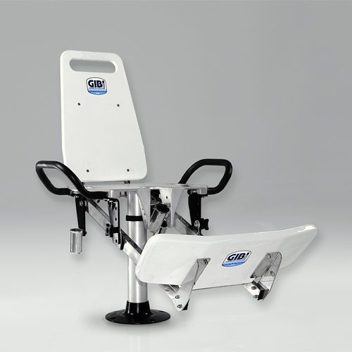 Silla de combate para barco - 175/VTR - GIBI Marine - con reposabrazos / de acero inoxidable / de aluminio