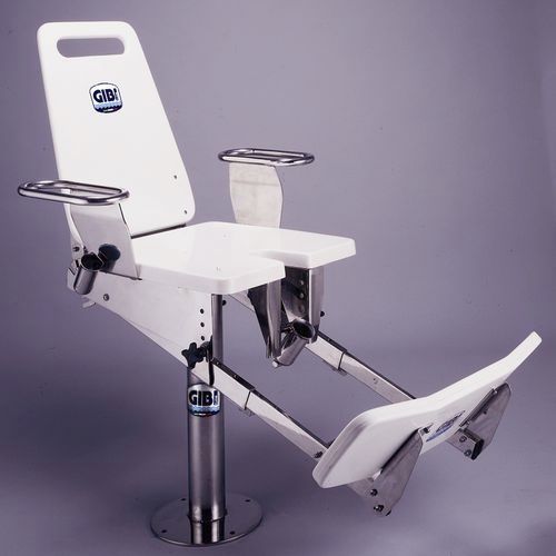 Silla de combate para barco - 173/VTR - GIBI Marine - con reposabrazos / de acero inoxidable