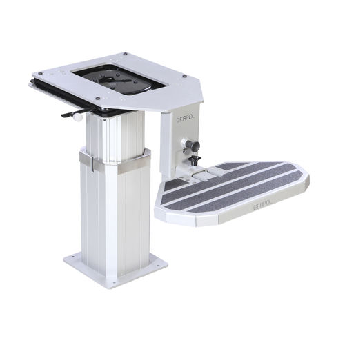 Pie para asiento piloto para buque - GPS - Gerpol Sitzsysteme GmbH - ajustable / de aluminio