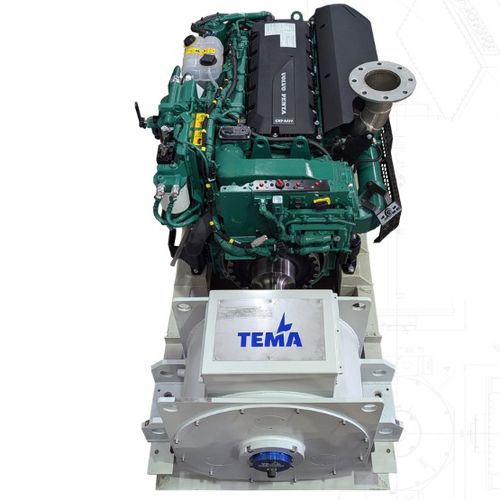 Grupo electrógeno de velocidad variable - HVO100 - TEMA - diésel / para barco / para yate