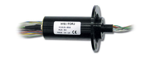 Racor giratorio eléctrico - H18 - Moog Components Group - híbrido / submarino / de fibra óptica
