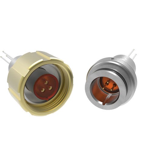 Conector eléctrico - 100 Mil-C-24231 - Teledyne D.G.O'Brien - submarino / 4 contactos / 3 contactos