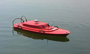 Vehículo no tripulado marino para estudios oceanográficos - Q-BOAT 1800P - The Oceanscience Group - teledirigido / mini monocasco
