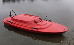 Vehículo no tripulado marino para estudios oceanográficos - Q-BOAT 1800D - The Oceanscience Group - teledirigido / mini monocasco
