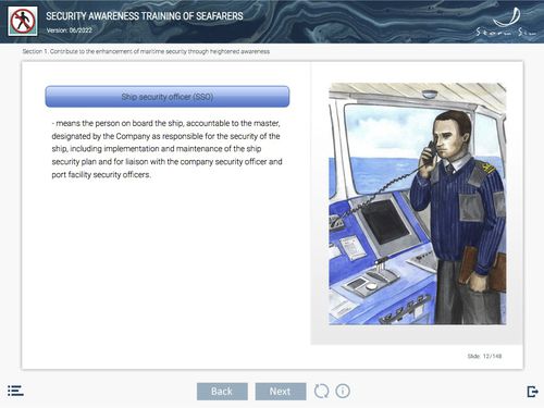 Software ELM - Security awareness - STORM SIM - para buque