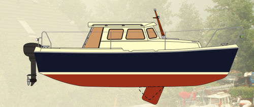Cabin-cruiser intraborda - 620M - HABER YACHTS Sp. z o.o.  - fueraborda / diésel / con cockpit cerrado