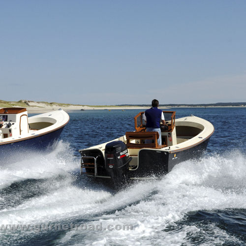 Barco open fueraborda - RB 21 - HABER YACHTS Sp. z o.o.  - con consola central / 7 personas máx. / clásico