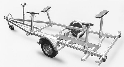 Remolque de carretera - B900-B1800 - Heku-Fahrzeugbau GmbH  - de manipulación / para velero / de 1 eje