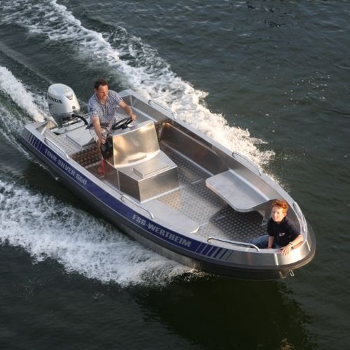 Bote auxiliar fueraborda - 550 (DCI-Approved) - Tinn-Silver aluminium boats - open / de pesca / de aluminio
