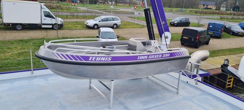 Bote fueraborda - 390 (DCI-Approved) - Tinn-Silver aluminium boats - open / con consola central / de aluminio