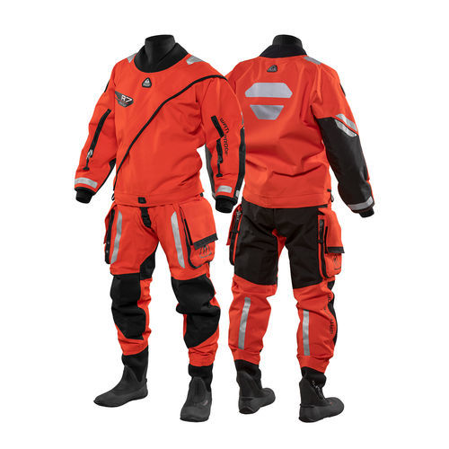 Traje seco de salvamento - R7 - Waterproof Diving GmbH  - de manga larga / de dos piezas / body