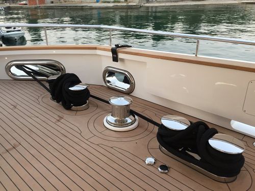 Pasa escota de barco - krommen stainless steel yacht accessories - de cubierta