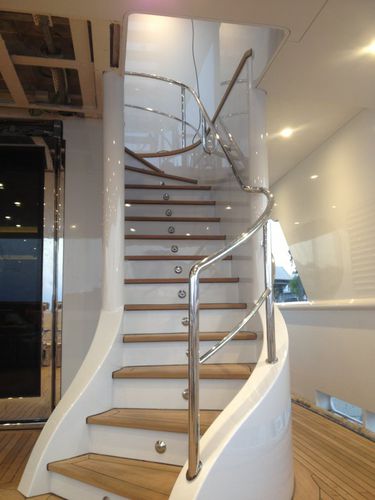 Baranda para yate - krommen stainless steel yacht accessories - para escalera