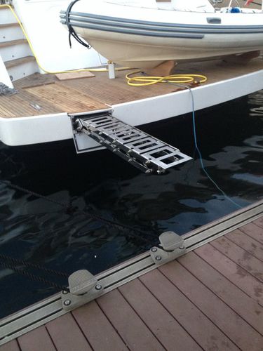 Pasarela para yate - krommen stainless steel yacht accessories - abatible / de acero inoxidable