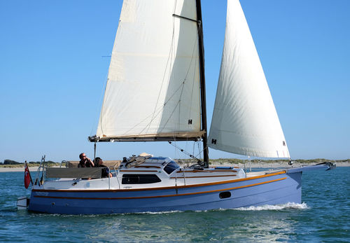 Velero day-sailer - BayCruiser 26 - Swallow Yachts - con 4 literas / de doble timón / remolcable