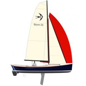 Velero day-sailer - Storm 23 - Swallow Yachts - con mástil de carbono / semi-custom