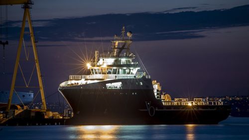 Buque de investigación sísmica BV - OCEAN FORTUNE - Cemre Shipyard - grúa