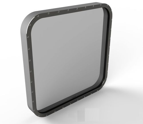 Ventana para buque - Fixed - ALUMINYUM IS - SHIP WINDOWS AND SCUTTLES - para yate / fija / rectangular
