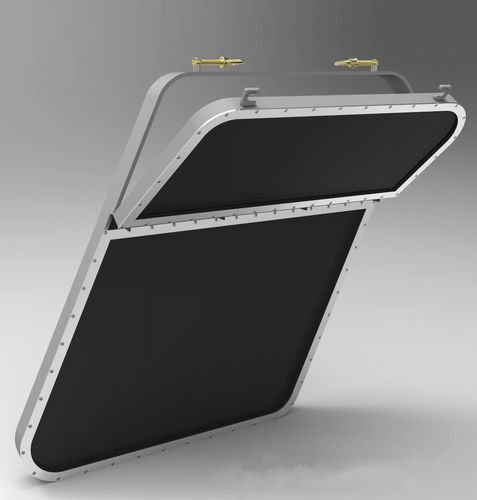 Ventana para buque - ALUMINYUM IS - SHIP WINDOWS AND SCUTTLES - para yate / fija / rectangular