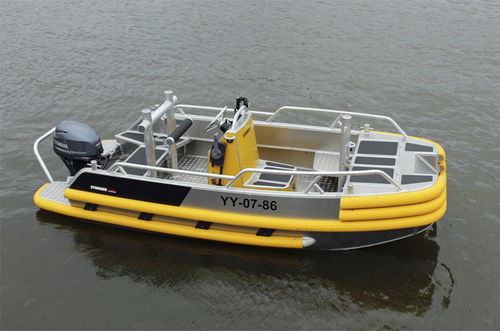 Barco profesional embarcación de servicio portuario - HARBOUR 45 - STORMER MARINE - fueraborda / de aluminio