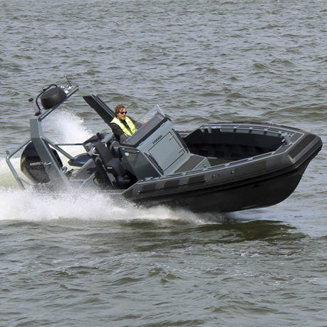 Barco profesional barco de salvamento - 75 - STORMER MARINE - barco utilitario / fueraborda / embarcación neumática semirrígida