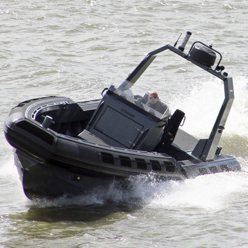 Barco profesional barco de vigilancia - 90 - STORMER MARINE - intraborda / con casco rígido