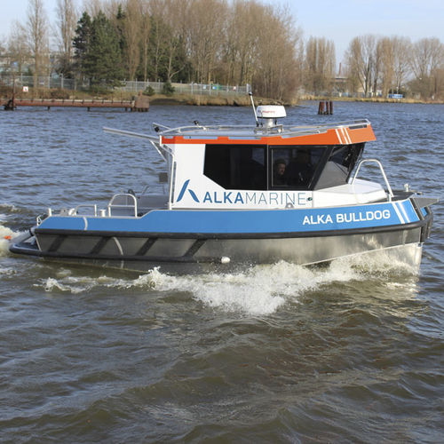 Barco profesional barco hidrográfico - PORTER 78 INB - STORMER MARINE - stern-drive / Z-drive / de aluminio