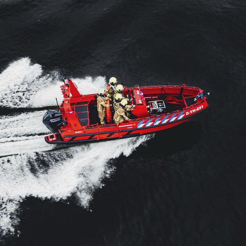 Barco profesional barco de vigilancia - RESCUE 75 - STORMER MARINE - barco de salvamento / fueraborda / de aluminio