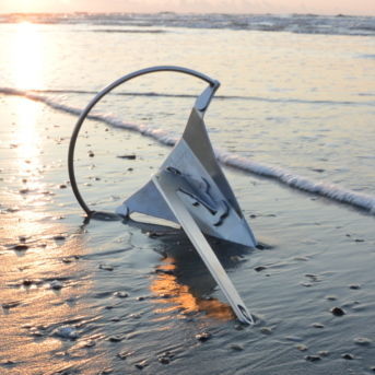 Ancla rezón - MANTUS MARINE - para barco / para vela ligera / de acero inoxidable