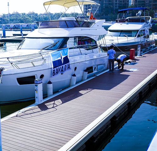 Pantalán flotante - ALM2400 - Goodocks Marine (Hong Kong) Co., Ltd. - de amarre / para barco / para yate