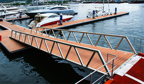 Pasarela para puerto deportivo - AG900 - Goodocks Marine (Hong Kong) Co., Ltd. - para centro de ocio / articulada / autoportante