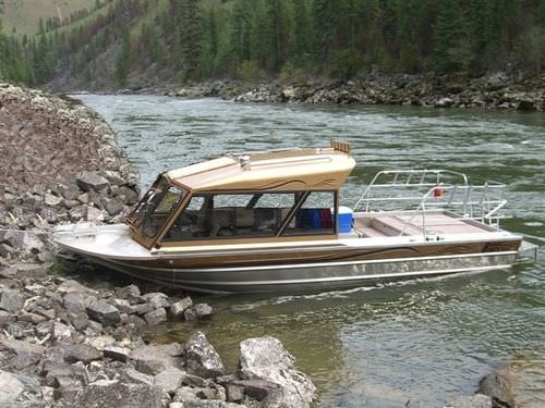 Barco de motor de pesca-paseo hidrojet - McMaster - Bentz Boats - bimotor