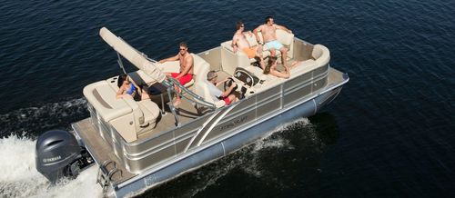 Barco pontón fueraborda - CX 23 C - Starcraft - 12 personas máx.