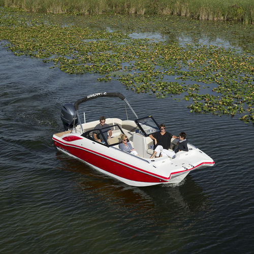 Deck-boat fueraborda - 210 OB SCX EXT - Starcraft - 12 personas máx.