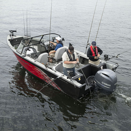 Bay boat fueraborda - 196 - Starcraft - con doble consola / de pesca deportiva / 9 personas máx.