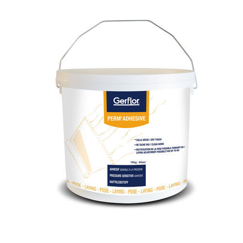 Cola acrílica - PERM'ADHESIVE - GERFLOR - monocomponente / libre de solventes / multiusos
