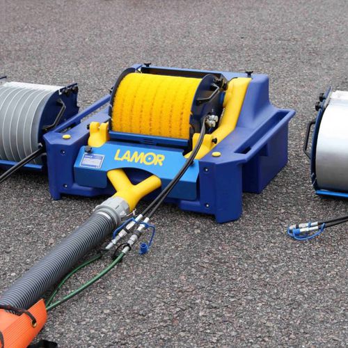 Skimmer de hidrocarburos de cepillo - Minimax 25 - LAMOR - de disco