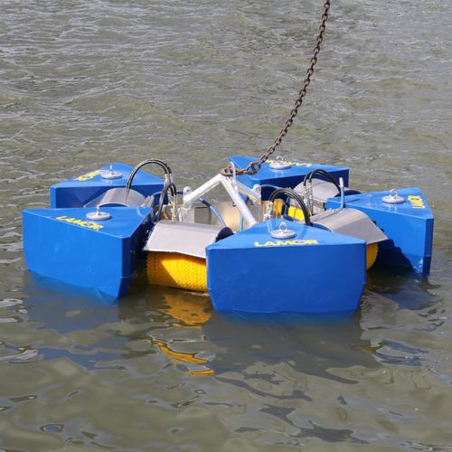 Skimmer de hidrocarburos de rebosadero - 140 MK II - LAMOR - de cepillo / de disco
