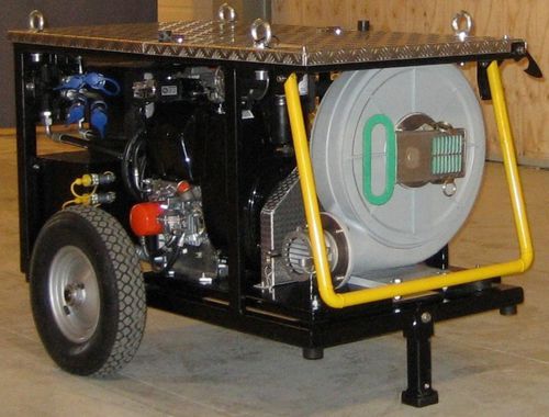 Unidad de energía hidráulica para barco antipolución - LPP 14 L - LAMOR - para puertos y terminales / para skimmer de hidrocarburos / con motor diésel