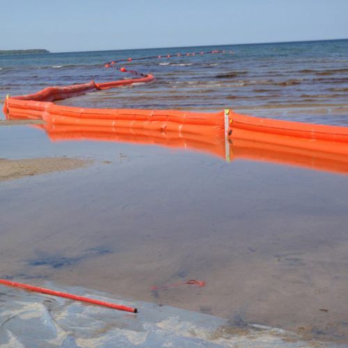 Barrera de contención - Beach  - LAMOR - flotante / para río / para zona de oscilación