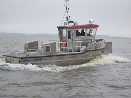 Barco profesional remolcador - SC LBTW 9500 - LAMOR - intraborda / de aluminio