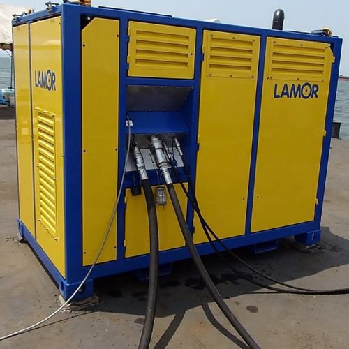 Unidad de energía hidráulica para barco antipolución - LPP 200 - LAMOR - para puertos y terminales / para skimmer de hidrocarburos / con motor eléctrico