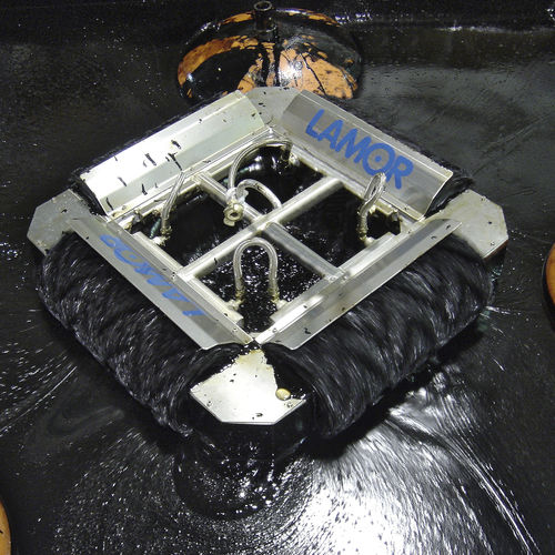 Skimmer de hidrocarburos de rebosadero - LBA-Q-series - LAMOR - de cepillos múltiples / circular