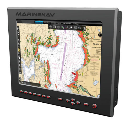 Pantalla marina - Mariner 12 - MarineNav Ltd. - sistema de navegación / PC