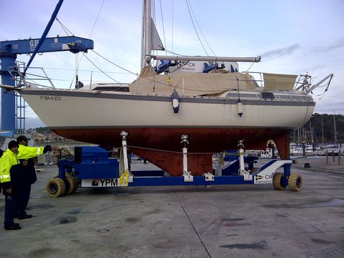 Remolque de manipulación - CVA SERIES - YPMarinas - para velero / para astillero naval / autopropulsado