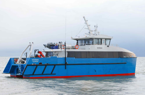 Barco profesional barco de investigación oceanográfica - VEJUNAS - Baltic Workboats AS - catamarán / intraborda / de aluminio