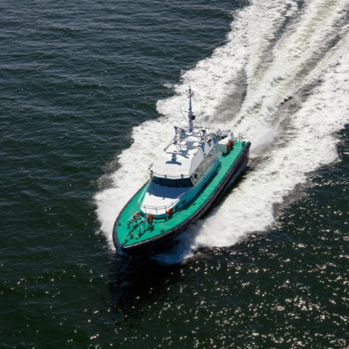 Barco profesional barco de vigilancia - ZEELEEUW - Baltic Workboats AS - intraborda / de aluminio / autodrizable