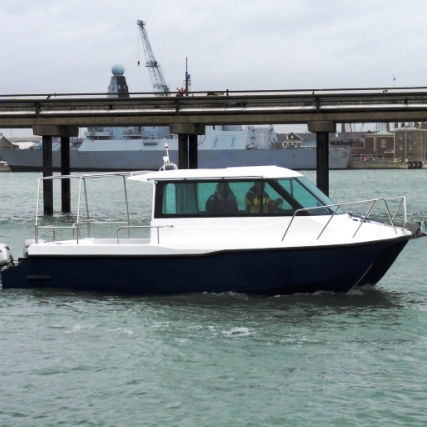 Cabin-cruiser catamarán - Blue Haven - Cheetah Marine - fueraborda / bimotor / con hard-top